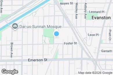Map image of the property - 2019 Ashland Ave