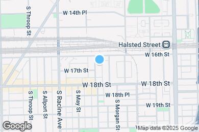 Map image of the property - 1621 S Carpenter St