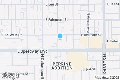 Map image of the property - 1150 N Catalina Ave