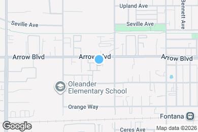 Map image of the property - 16425 Arrow Blvd