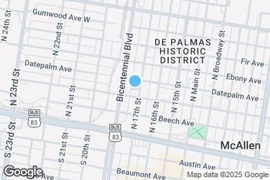 Map image of the property - 309 N 17th St