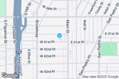 Map image of the property - 149 W 41st Pl