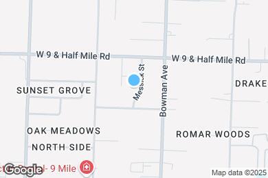 Map image of the property - 8631 Messick St