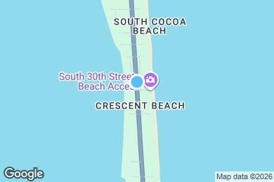 Map image of the property - 3000 S Atlantic Ave