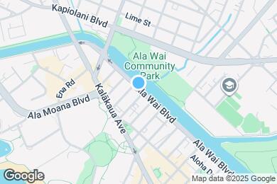 Map image of the property - 2015 Ala Wai Blvd