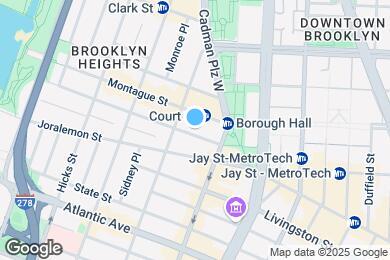 Map image of the property - 161 Remsen St