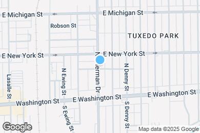 Map image of the property - 105 N Sherman Dr
