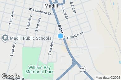 Map image of the property - 609 1/2 W. Burney St