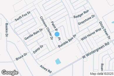 Map image of the property - 2925 Paint Brush Pl