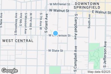 Map image of the property - 604 W Mount Vernon St