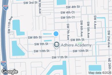 Map image of the property - 731 SW 8th Ave
