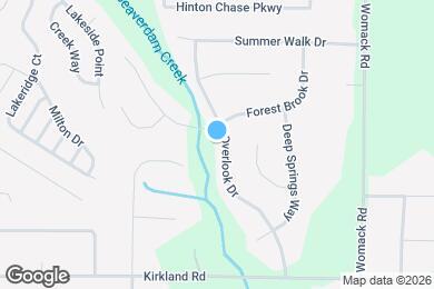 Map image of the property - 185 Overlook Dr