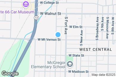 Map image of the property - 1331 W Mount Vernon St