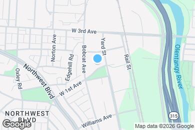 Map image of the property - Apartments at the Yard: Parkline