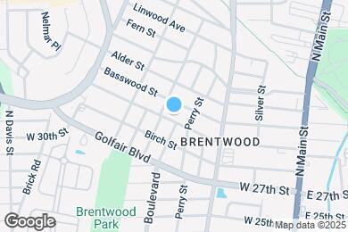 Map image of the property - 433 Woodbine St