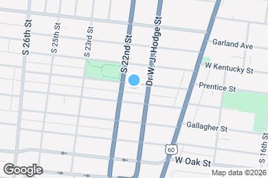 Map image of the property - 2114 Greenwood Ave