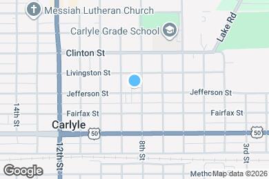 Map image of the property - 823 Jefferson St
