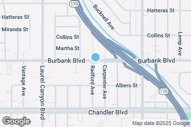 Map image of the property - 5554 Radford Ave