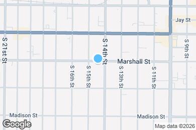 Map image of the property - 1411 Marshall St