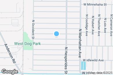 Map image of the property - 4513 W Jean St