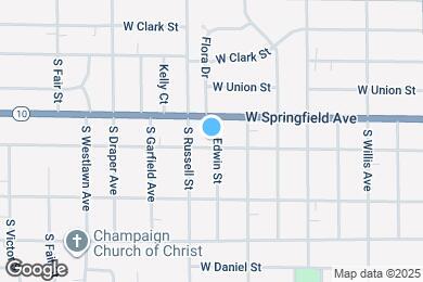 Map image of the property - 1212 W Healey St