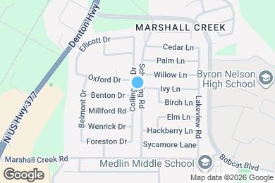 Map image of the property - 2100 Collington Dr