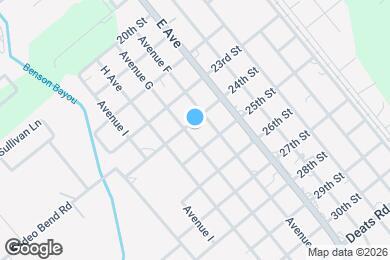 Map image of the property - 2405 Avenue G