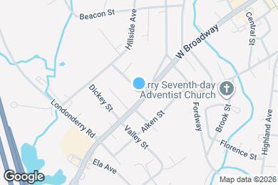 Map image of the property - 93 W Broadway