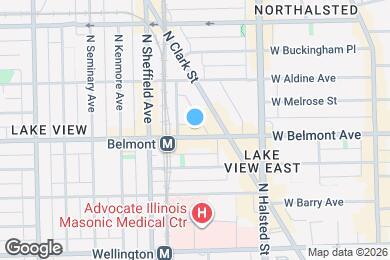 Map image of the property - 914 W Belmont Ave