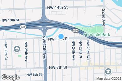 Map image of the property - 1051 NW 25th Ave