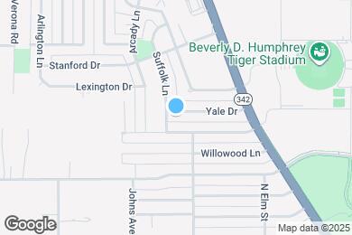 Map image of the property - 742 Yale Dr