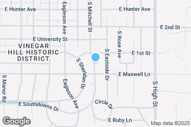 Map image of the property - 813 S Mitchell St