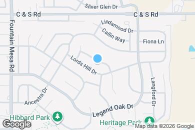 Map image of the property - 1007 White Stone Way