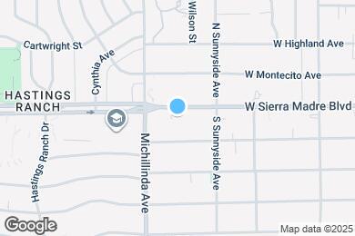 Map image of the property - 660 W Sierra Madre Blvd