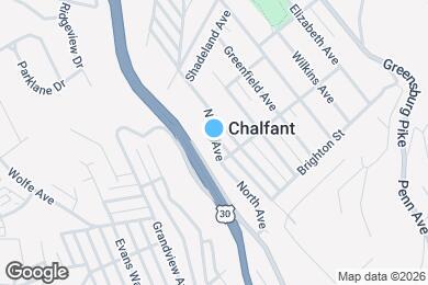 Map image of the property - 219 North Ave