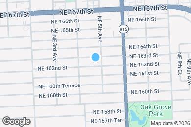 Map image of the property - 471 NE 162nd St