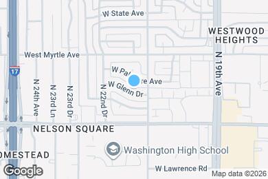 Map image of the property - 2118 W Glenn Dr