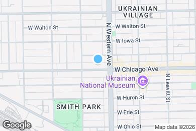Map image of the property - 2424 W Chicago Ave