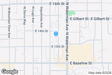 Map image of the property - 1364 Belle St