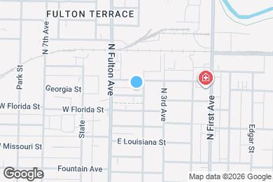 Map image of the property - 1107 Georgia St