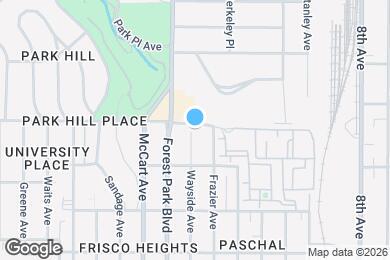 Map image of the property - 2215 Park Hill Dr