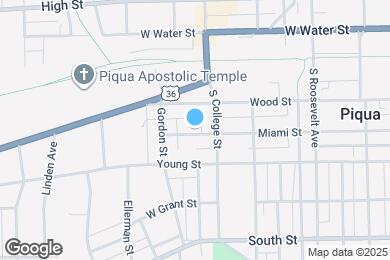 Map image of the property - 620 Miami St