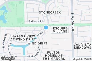 Map image of the property - 1366 E Vaughn Ave