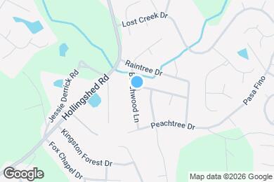 Map image of the property - 100 Laurel Oak Ln