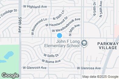 Map image of the property - 4435 N 56th Dr