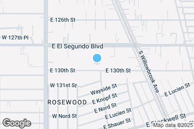 Map image of the property - 2063 E 130th St