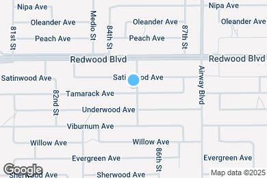 Map image of the property - 8497 Tamarack Ave