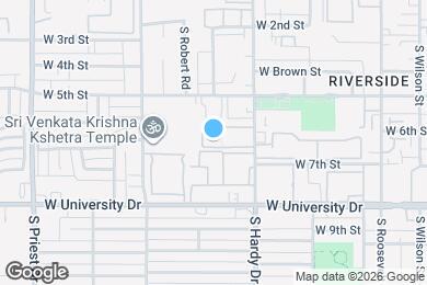 Map image of the property - 616 S Hardy Dr