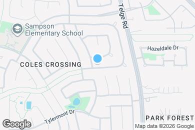 Map image of the property - 13923 Prospect Point Dr