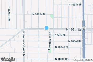 Map image of the property - 531 N 105th St